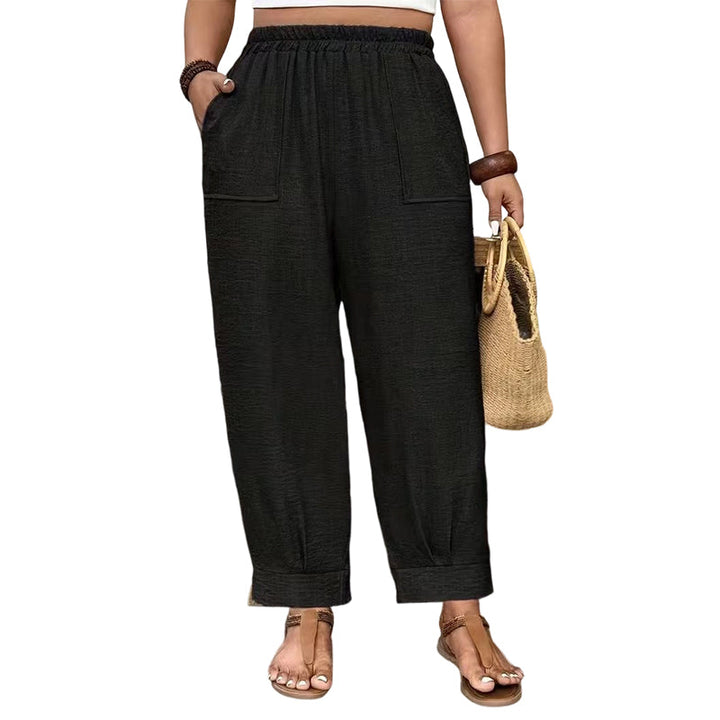Perdita - Soft-Touch Wide-Leg Trousers