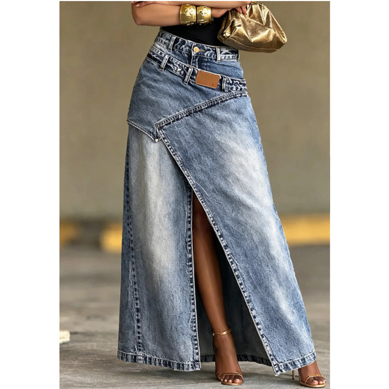 Anella - Vintage-Wash Maxi Skirt