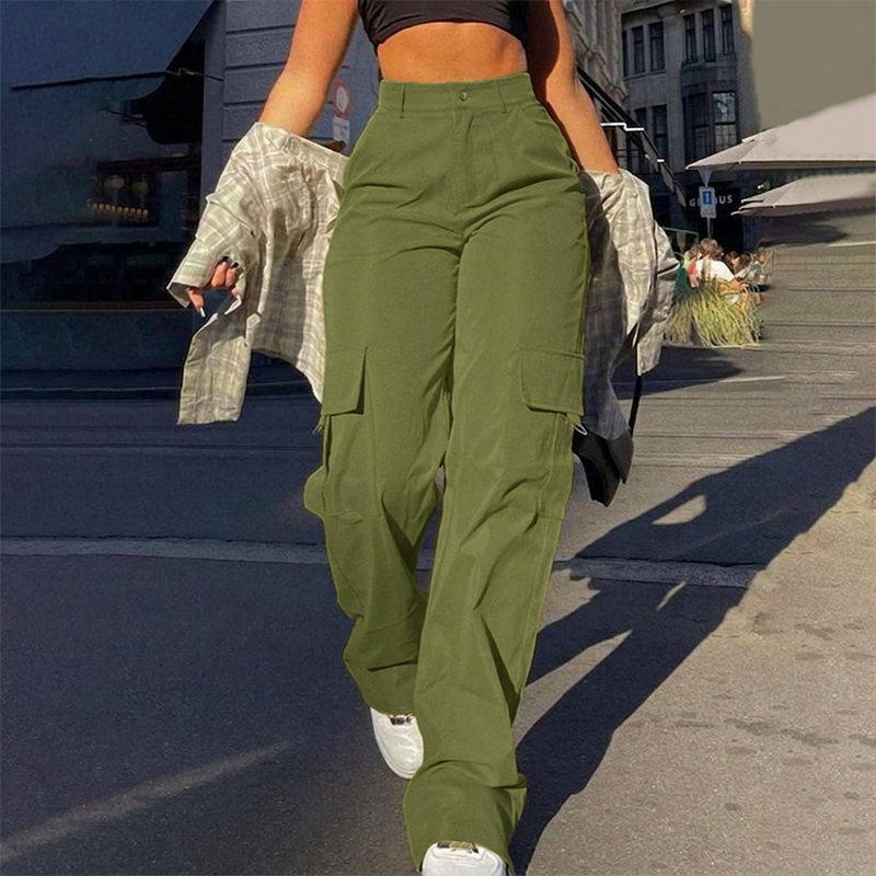 Liana - Soft-Touch Cargo Trousers