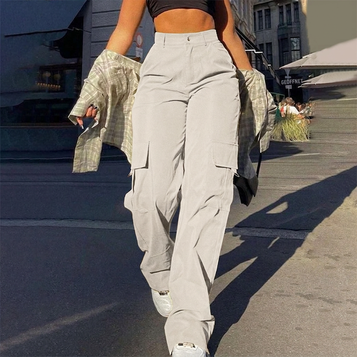 Liana - Soft-Touch Cargo Trousers