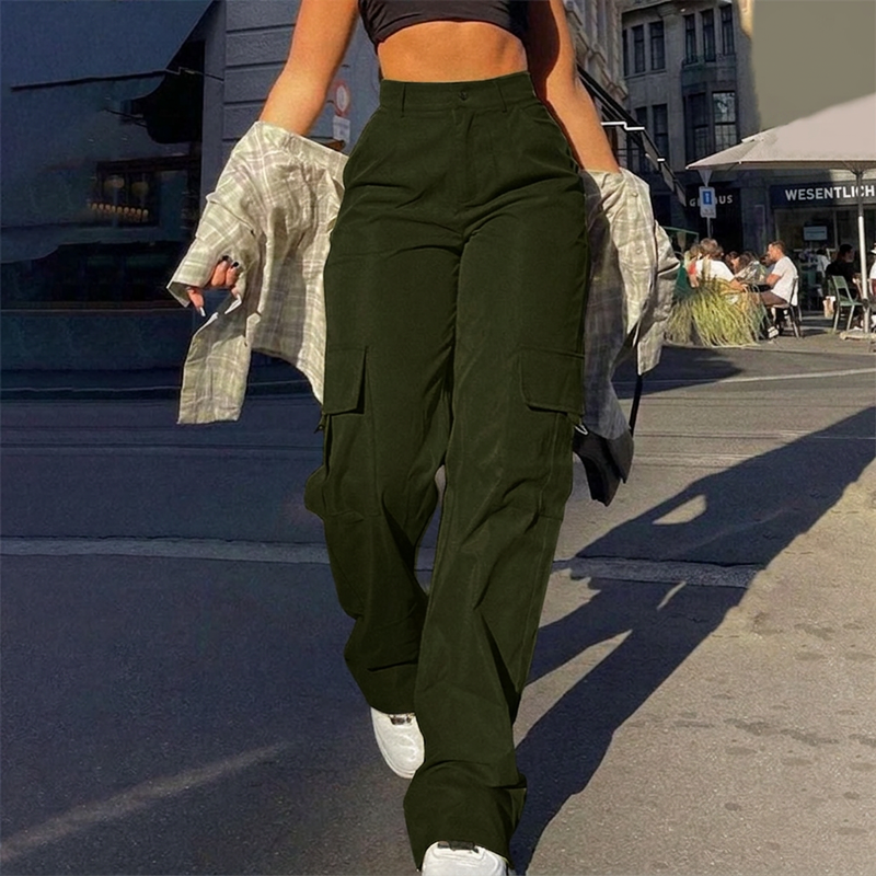 Liana - Soft-Touch Cargo Trousers