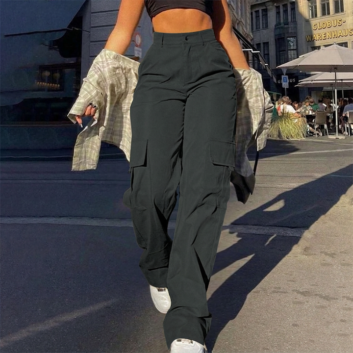 Liana - Soft-Touch Cargo Trousers