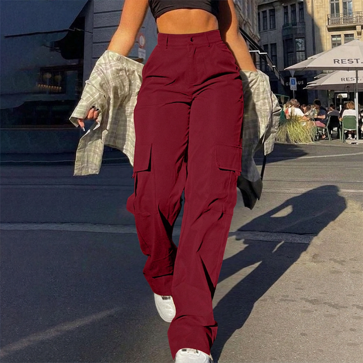 Liana - Soft-Touch Cargo Trousers