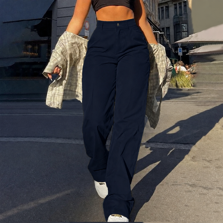Liana - Soft-Touch Cargo Trousers
