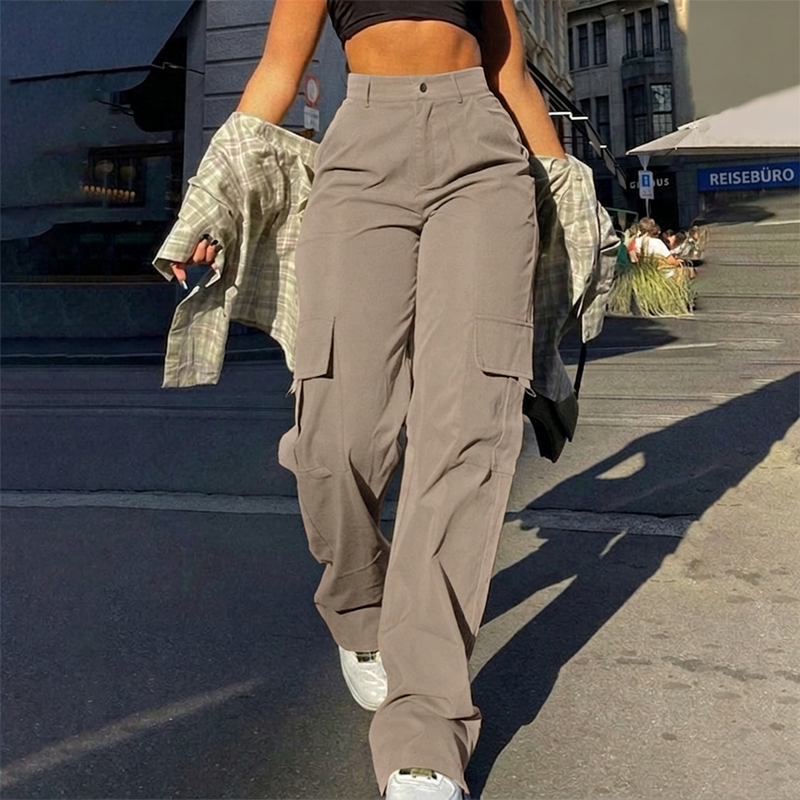 Liana - Soft-Touch Cargo Trousers