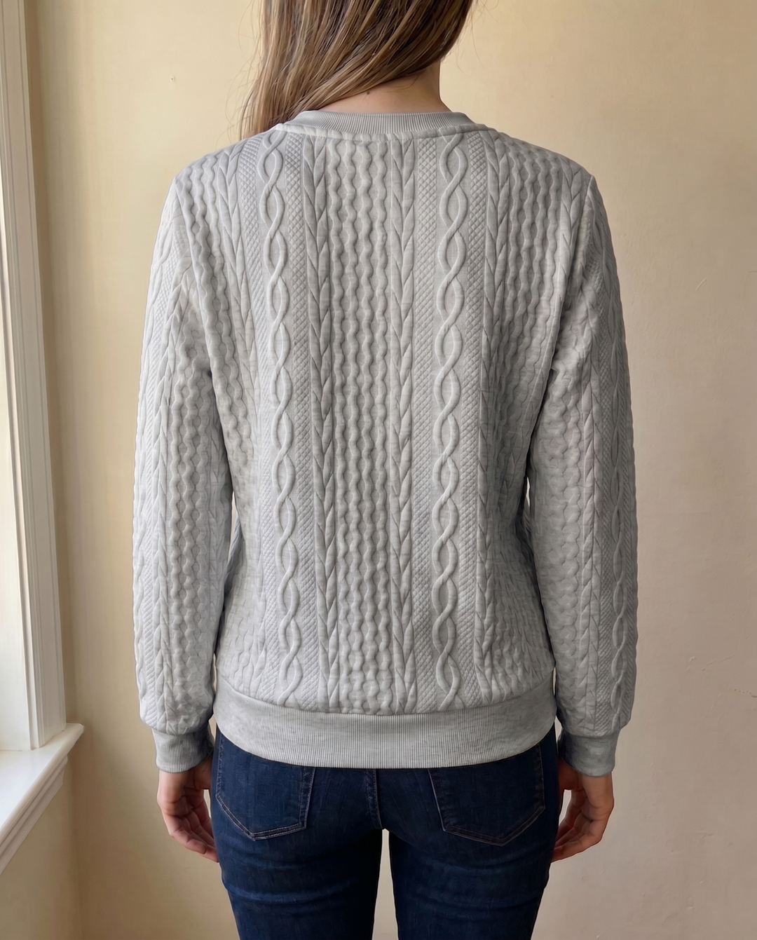 Darla - Textured Zip Sweater